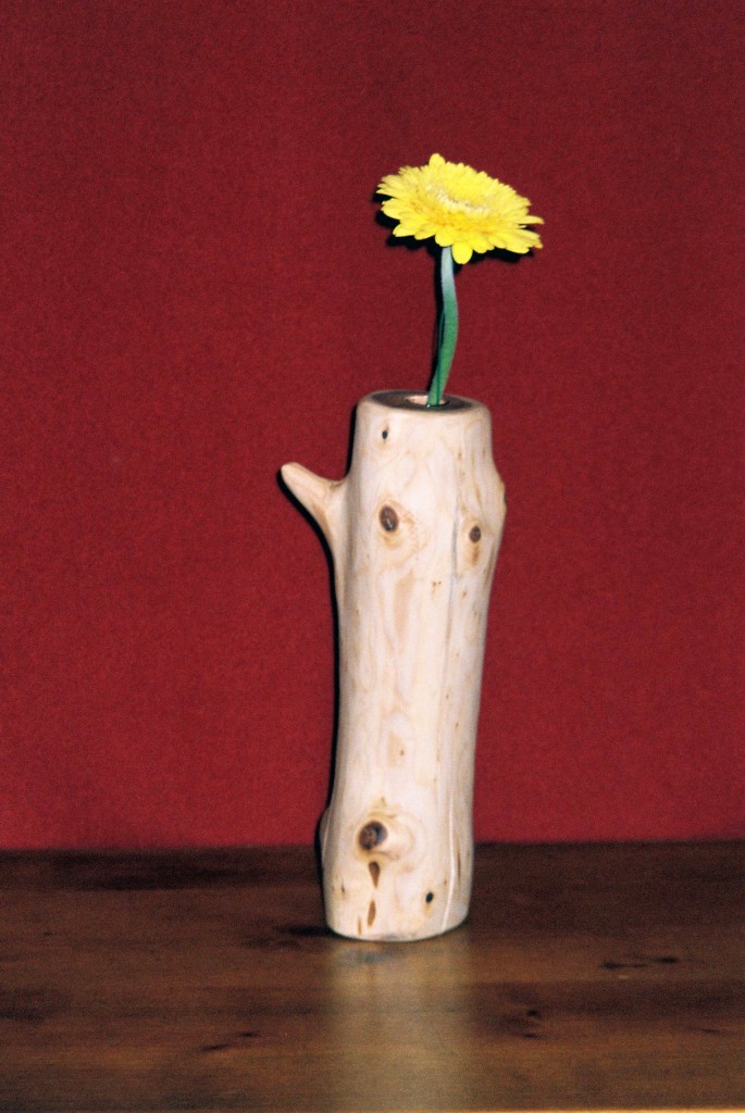 Vase aus Lebensbaum