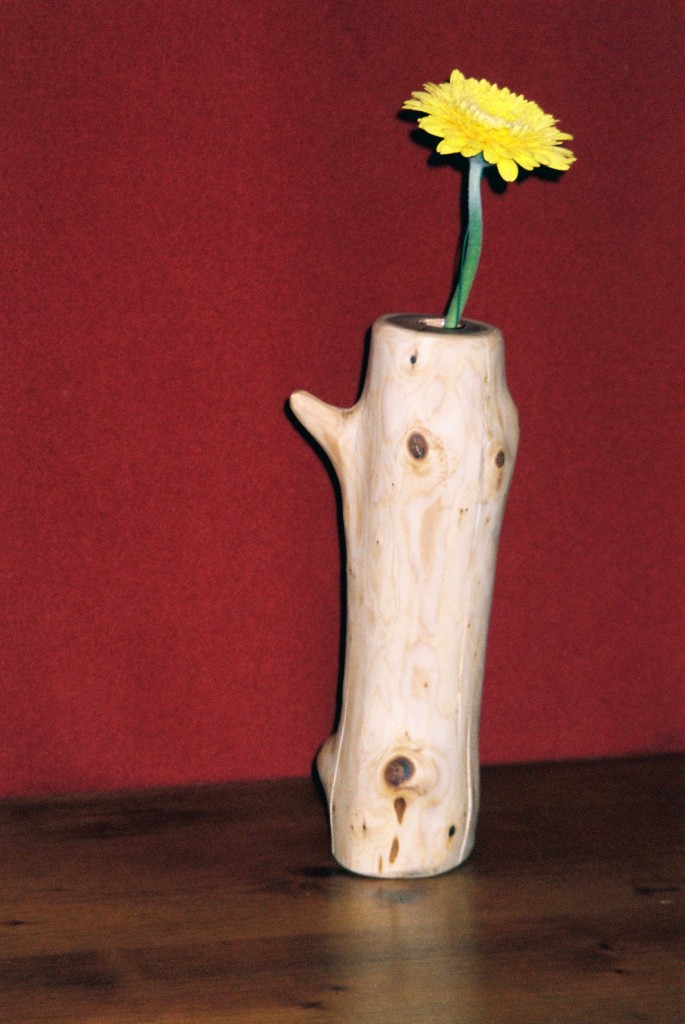 Vase aus Lebensbaum