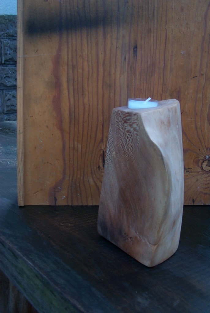 Platane mit Teelicht