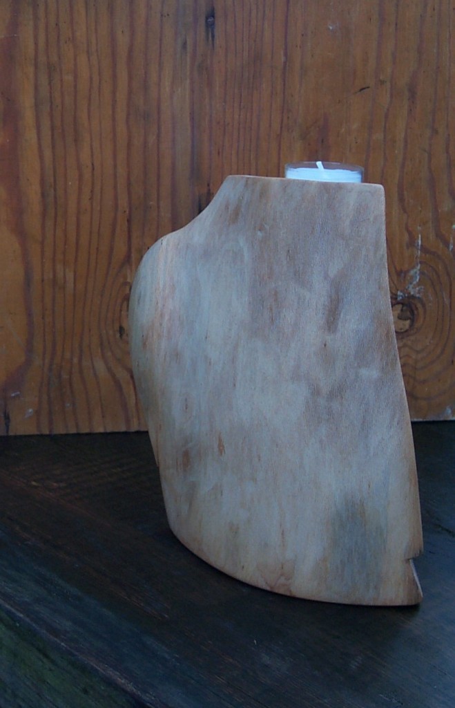 Leuchter aus Platanenholz