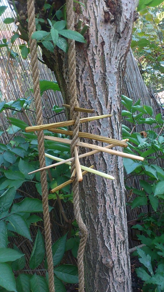 Haarspieße aus Birke, Essigbaum und Hainbuche