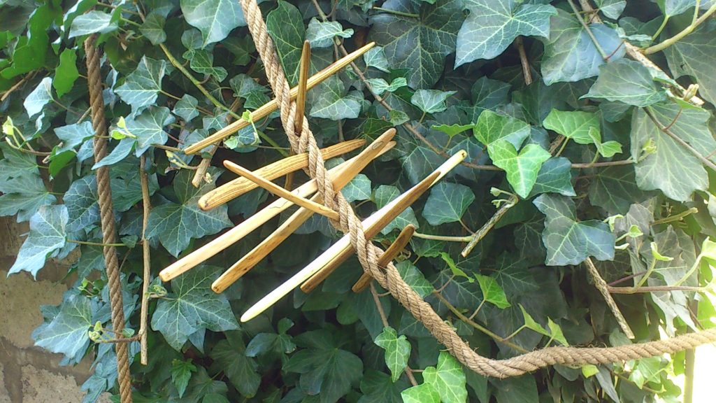 Haarspieße aus Birke, Essigbaum und Hainbuche