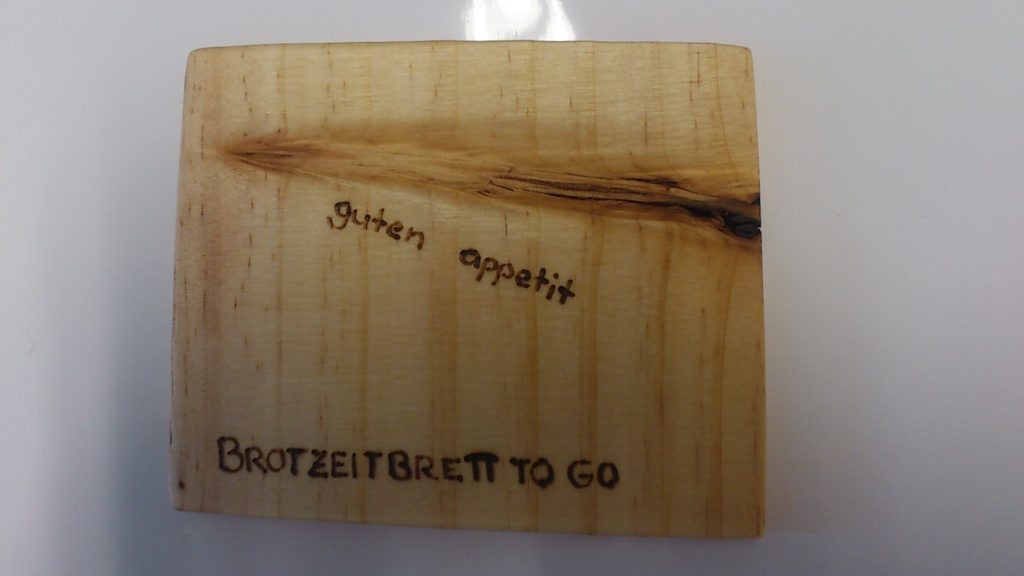 Brotzeitbrett für unterwegs
