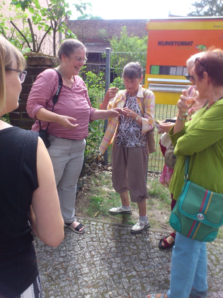 2. Vernissage Kunstomat und "erste Ziehung"