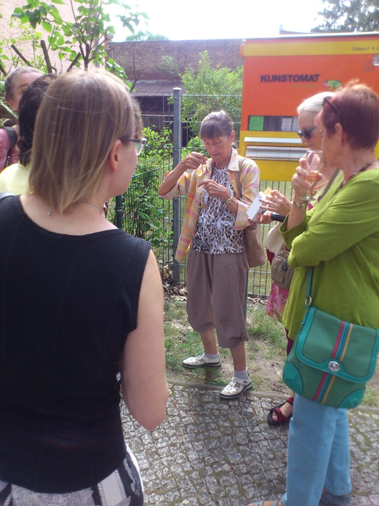 2. Vernissage Kunstomat und "erste Ziehung"