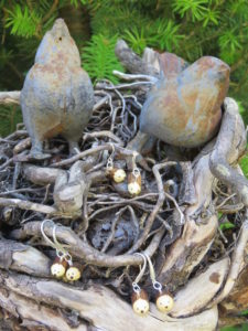 Gute-Laune-Igel-Ohrringe, Ohrhaken aus 925-er-Sterling-Silber