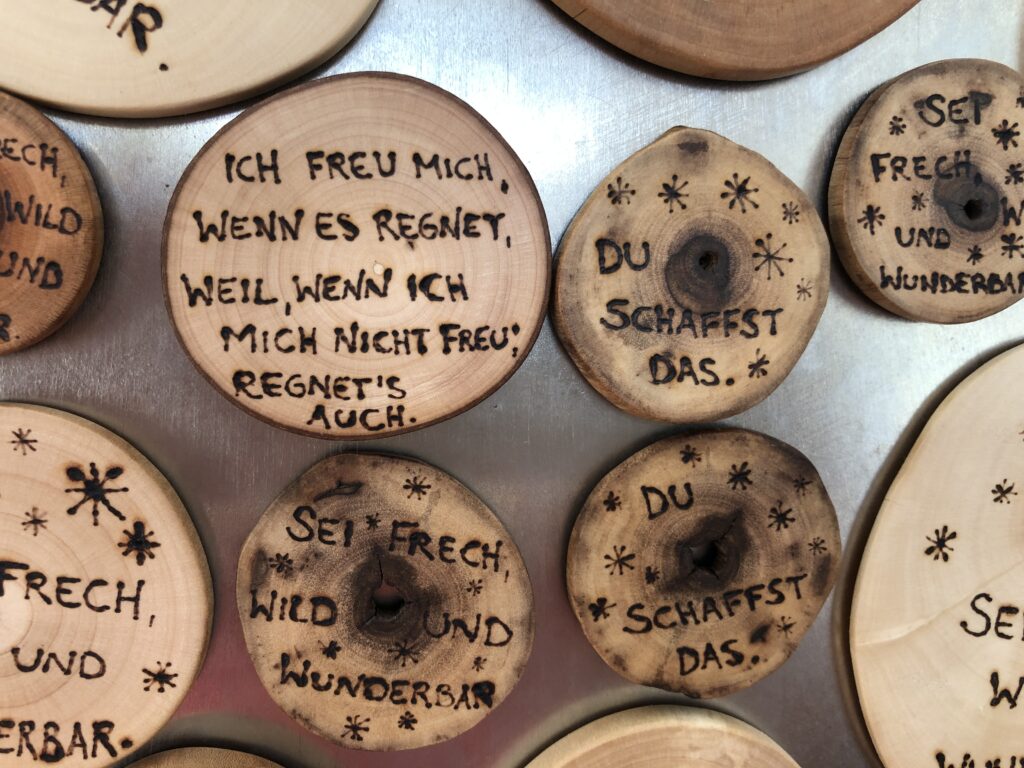 Magnete mit Spruch